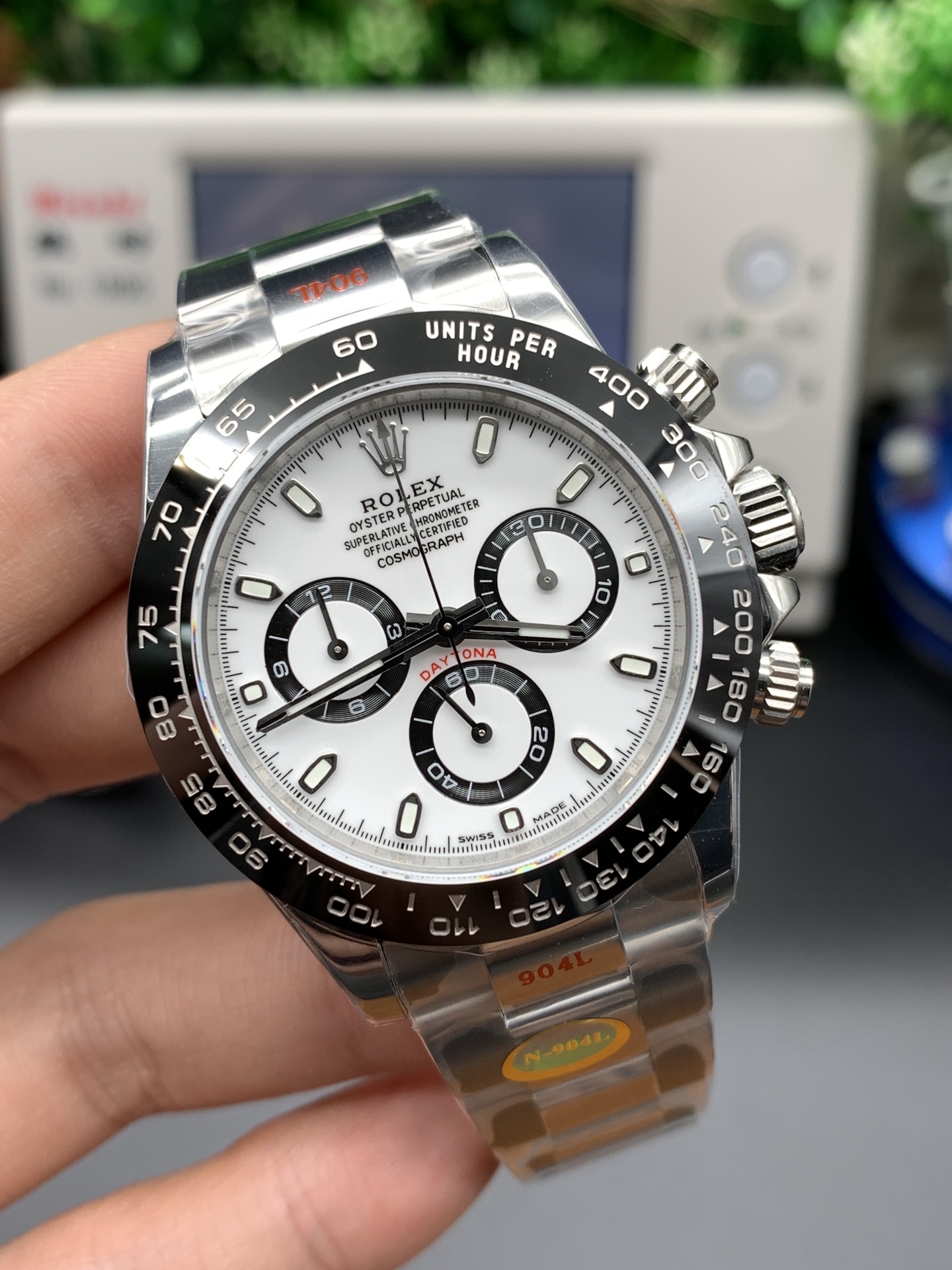 ロレックス デイトナ 116650LN 白パンダ|NOOBファクトリー Cal.4130【スーパークローン】 - 画像 (2)