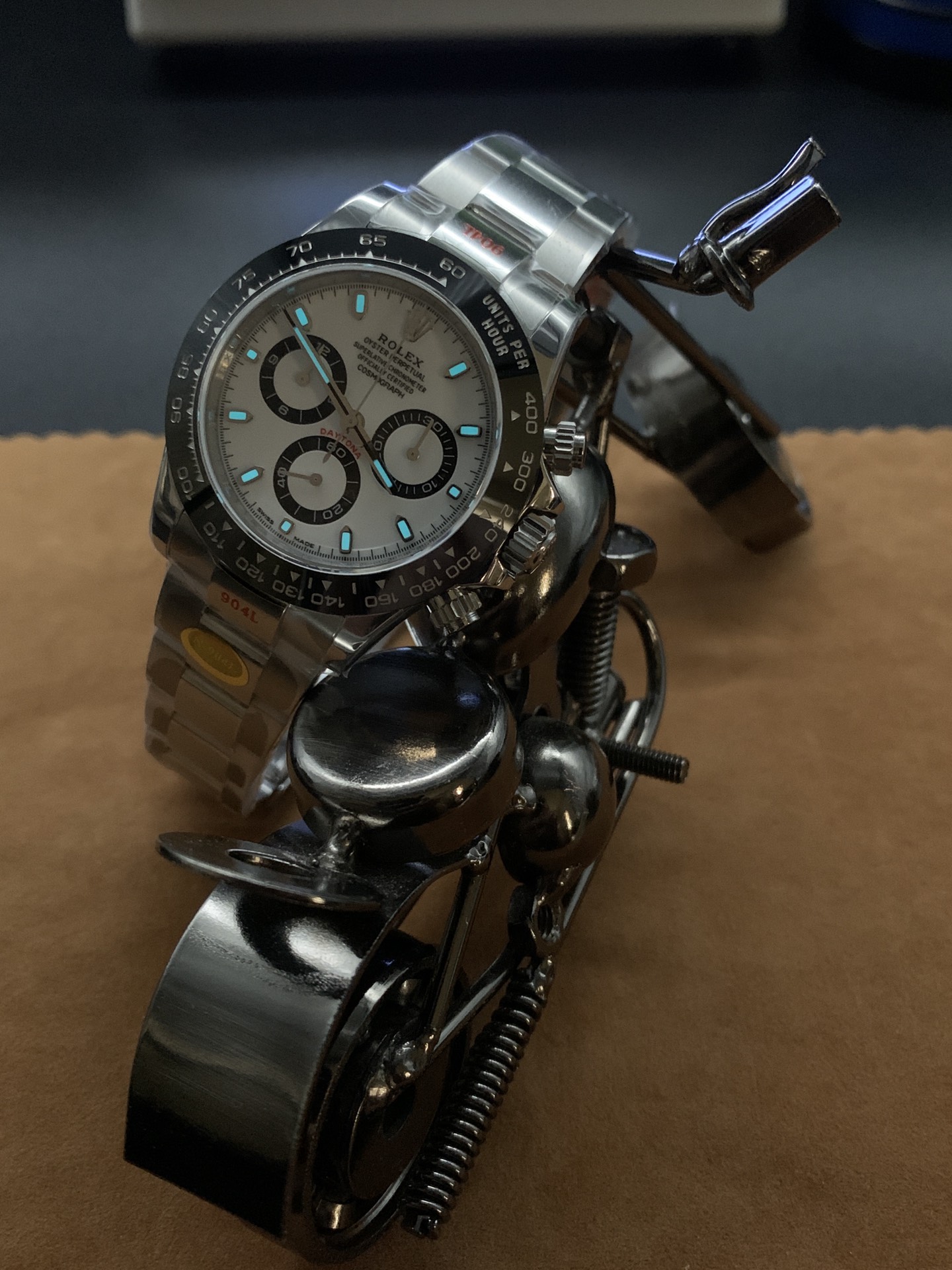 ロレックス デイトナ 116650LN 白パンダ|NOOBファクトリー Cal.4130【スーパークローン】 - 画像 (12)