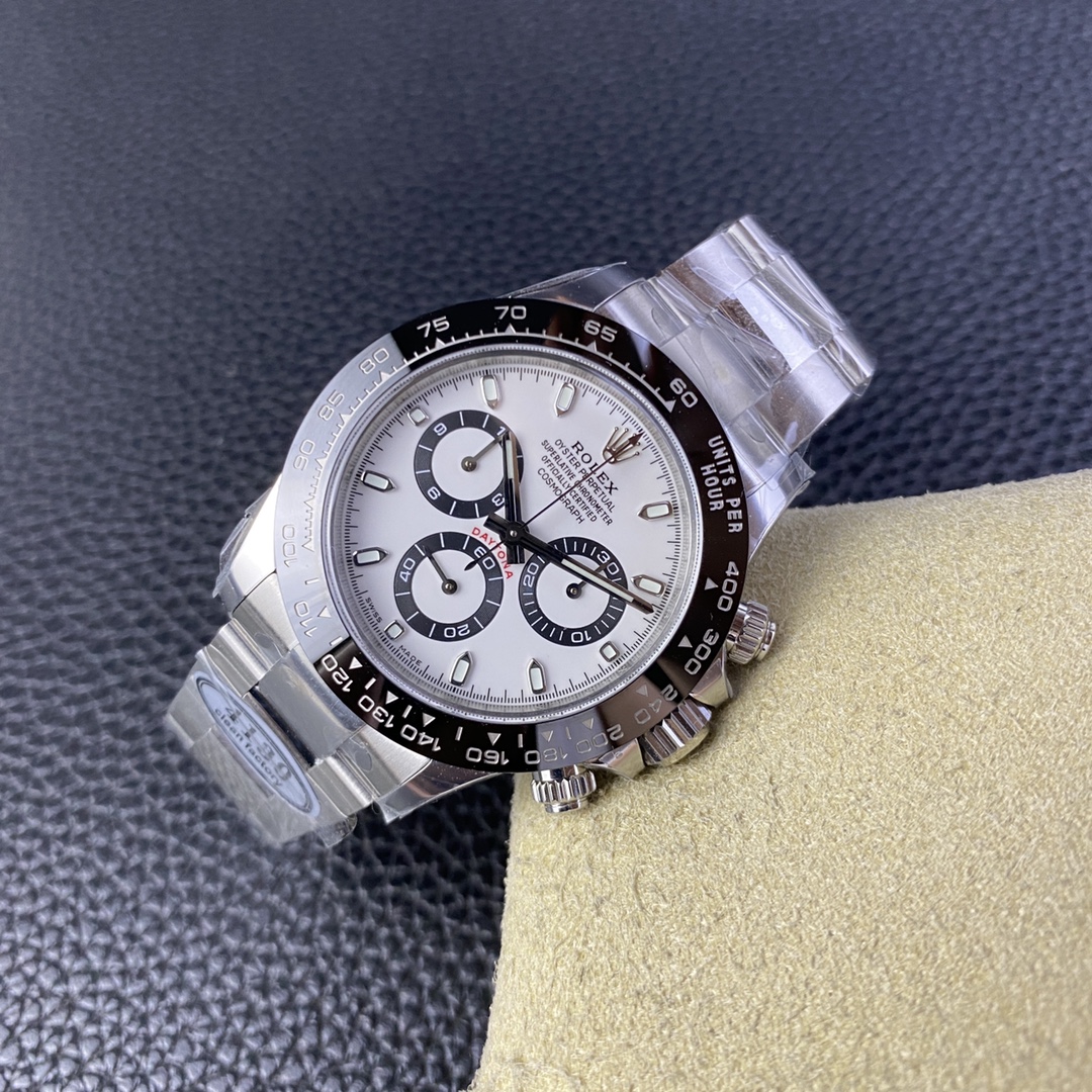 ロレックス デイトナ 116650LN 白パンダ|CLEANファクトリー 丹東4130【スーパークローン】 - 画像 (5)