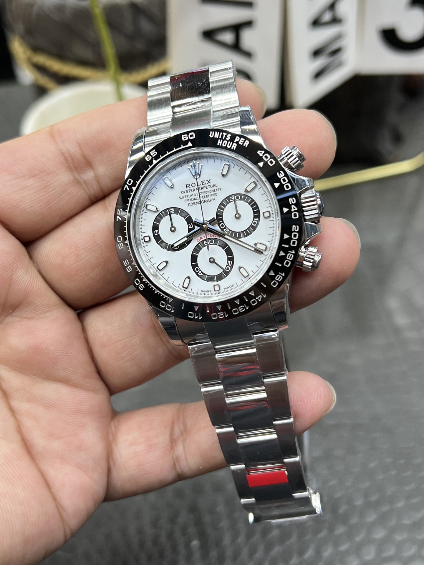 ロレックス デイトナ 116650LN 白パンダ|VSファクトリー 丹東4130【スーパークローン】 - 画像 (3)