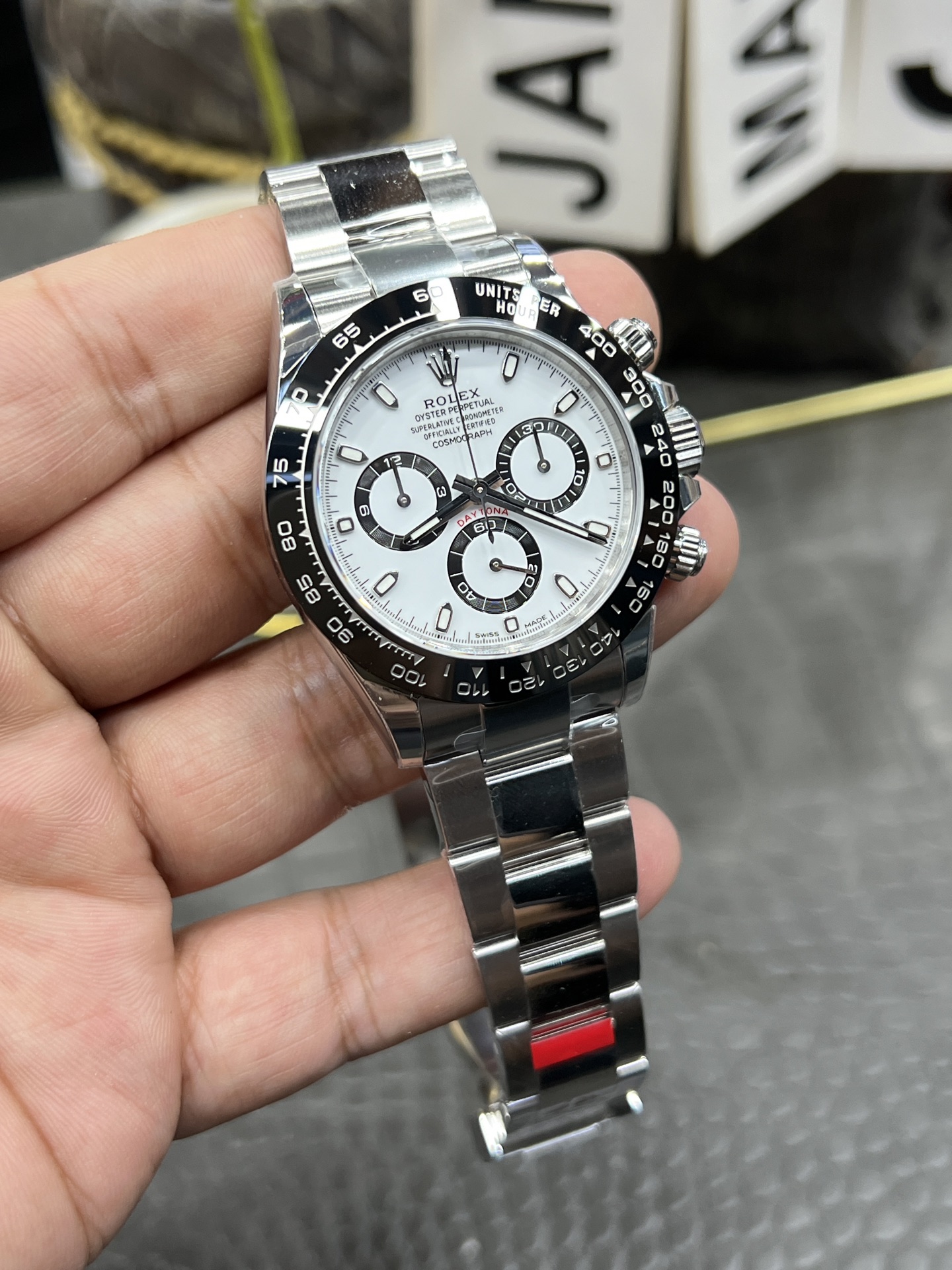 ロレックス デイトナ 116650LN 白パンダ|VSファクトリー 丹東4130【スーパークローン】 - 画像 (2)