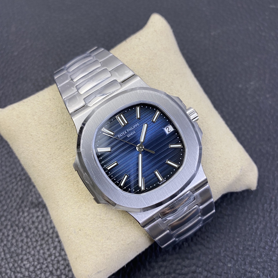 パテックフィリップ ノーチラス5711ブルーダイヤル|MPファクトリー Cal.324SC【スーパークローン】 - 画像 (3)