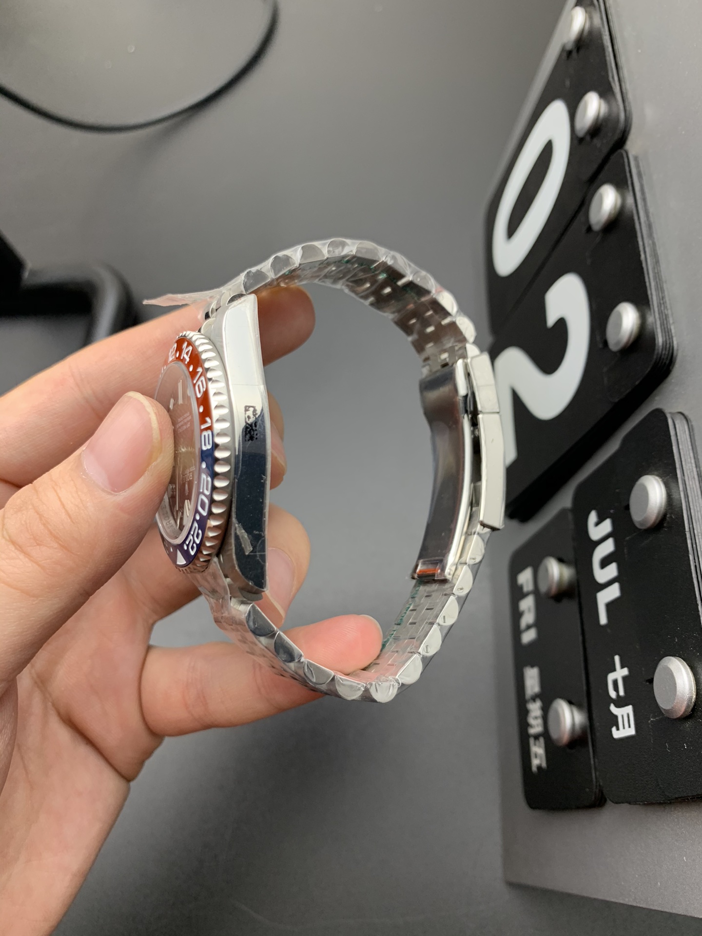 ロレックス GMTマスター II 126710BLROジュビリーブレス ”ペプシ”ブルー×レッドベゼル|NOOBファクトリー Cal.3285【スーパークローン】 - 画像 (3)