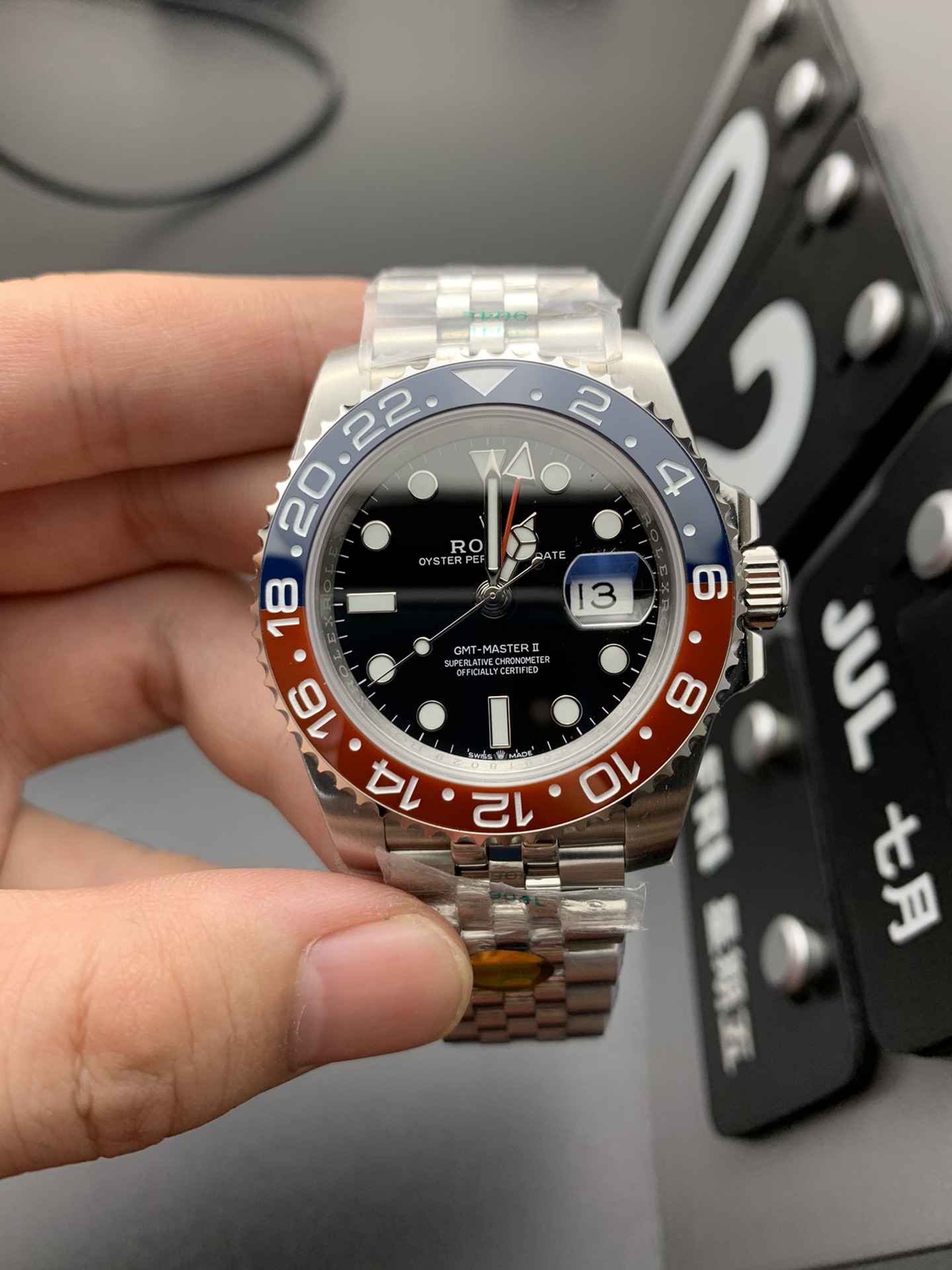 ロレックス GMTマスター II 126710BLROジュビリーブレス ”ペプシ”ブルー×レッドベゼル|NOOBファクトリー Cal.3285【スーパークローン】