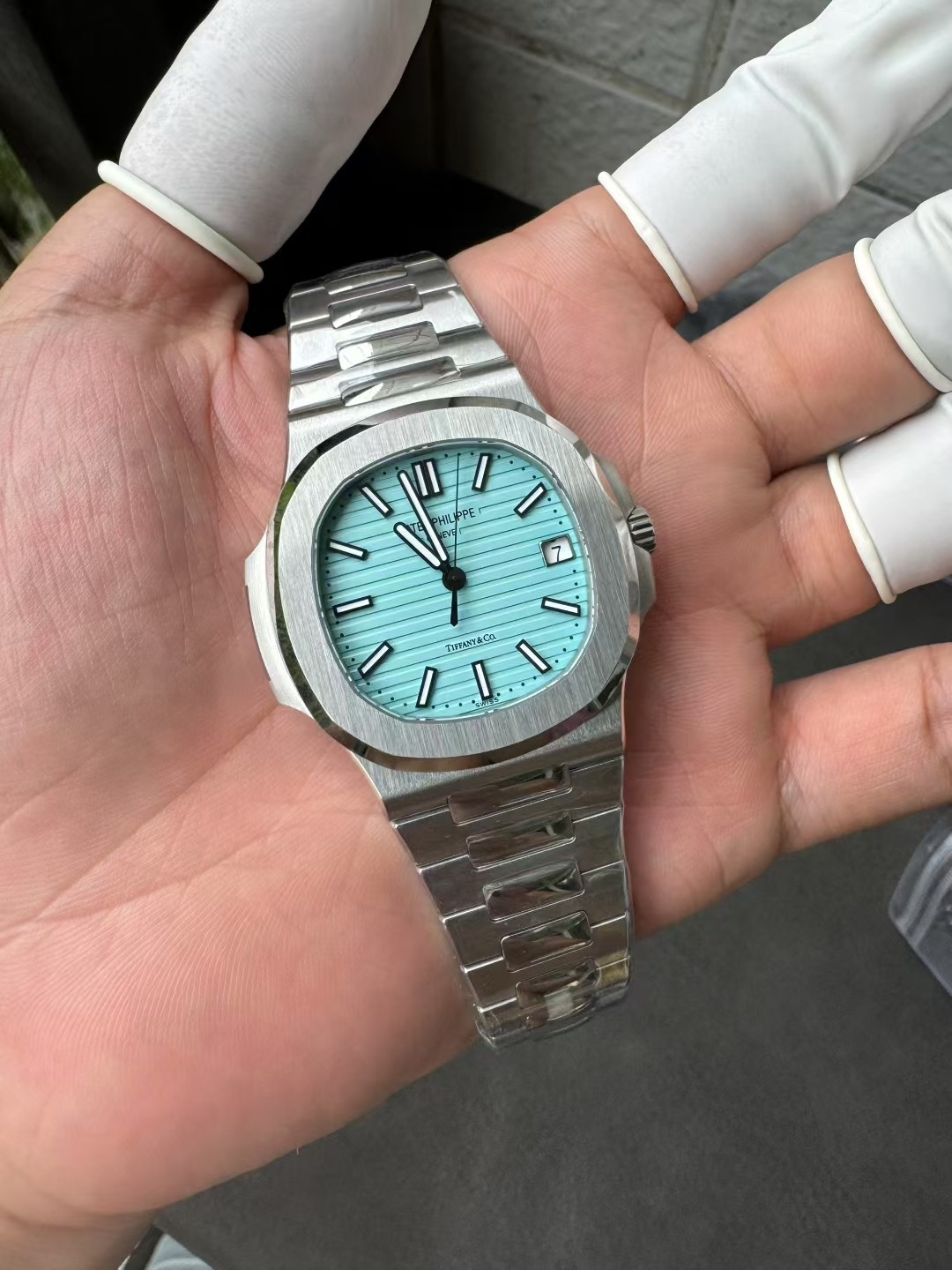 パテックフィリップ ノーチラス5711“ティファニーブルー”ダイヤル|DDFファクトリー Cal.26-330SC【スーパークローン】 - 画像 (6)