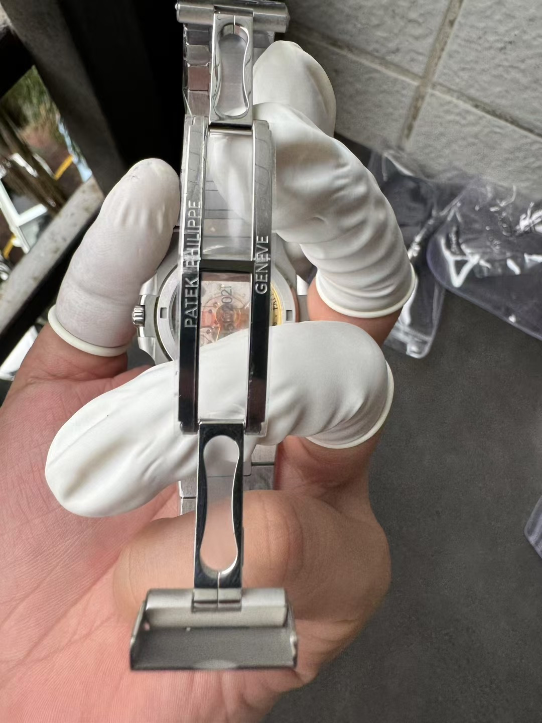 パテックフィリップ ノーチラス5711“ティファニーブルー”ダイヤル|DDFファクトリー Cal.26-330SC【スーパークローン】 - 画像 (9)