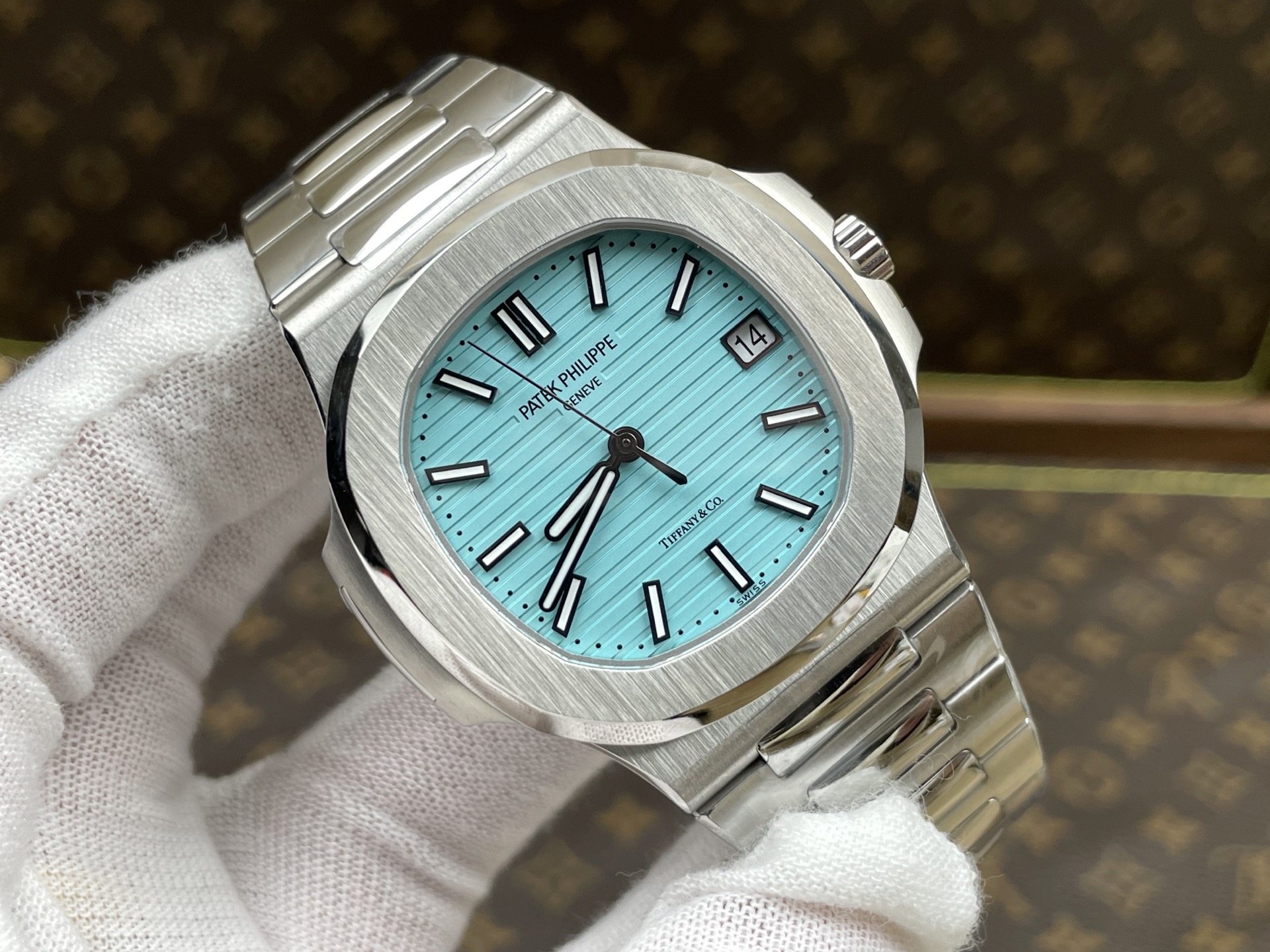 パテックフィリップ ノーチラス5711“ティファニーブルー”ダイヤル|3Kファクトリー Cal.26-330SC【スーパークローン】 - 画像 (3)