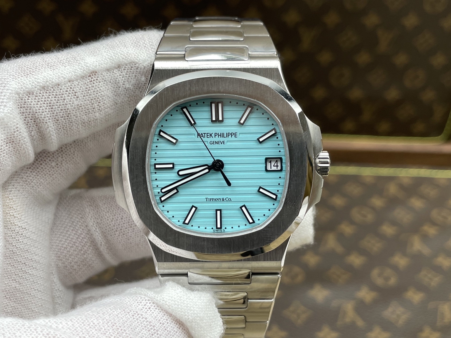 パテックフィリップ ノーチラス5711“ティファニーブルー”ダイヤル|3Kファクトリー Cal.26-330SC【スーパークローン】