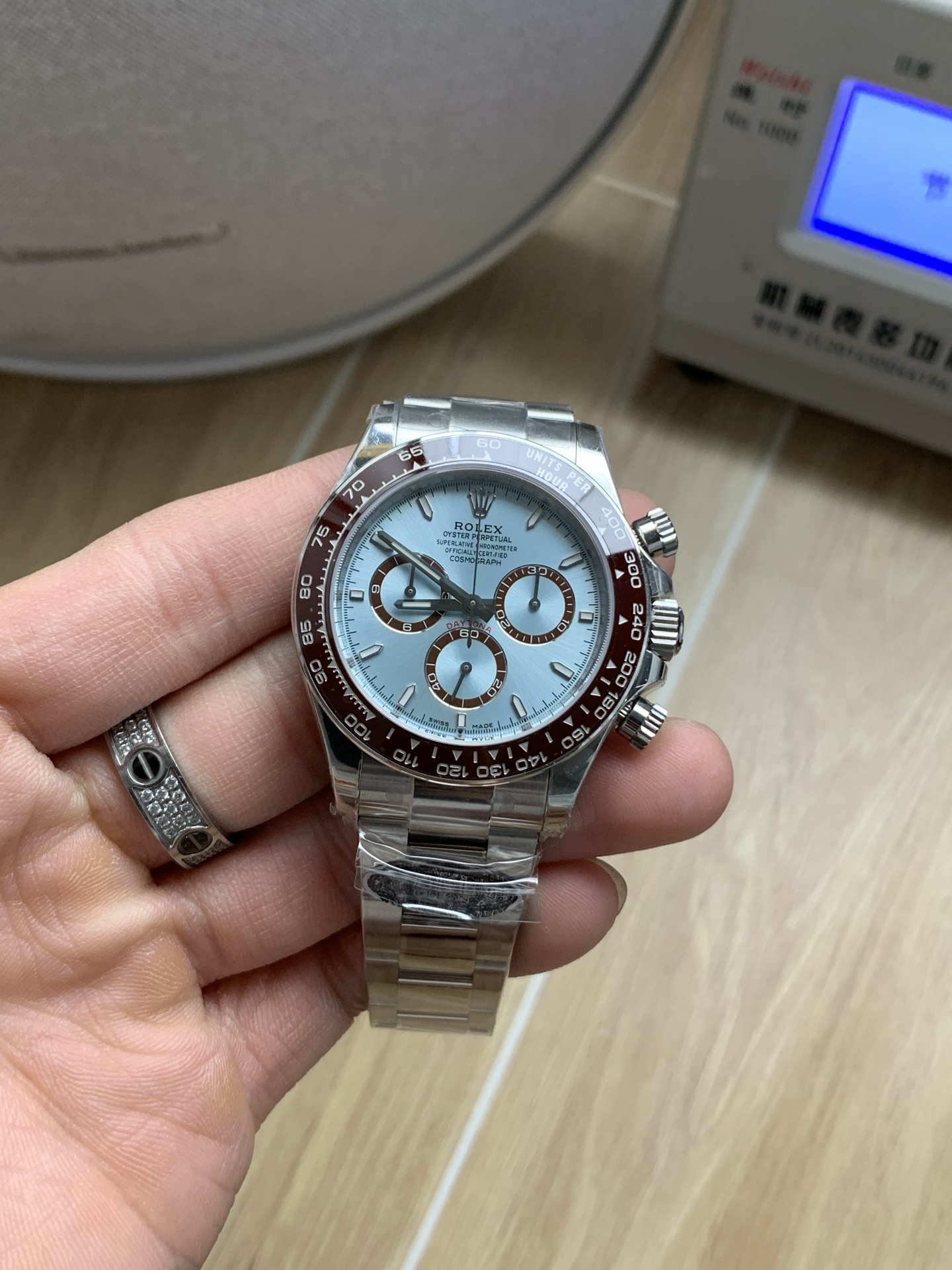 ロレックス デイトナ 126506アイスブルー|CLEANファクトリー 裏スケルトンCal.4131【スーパークローン】 - 画像 (2)