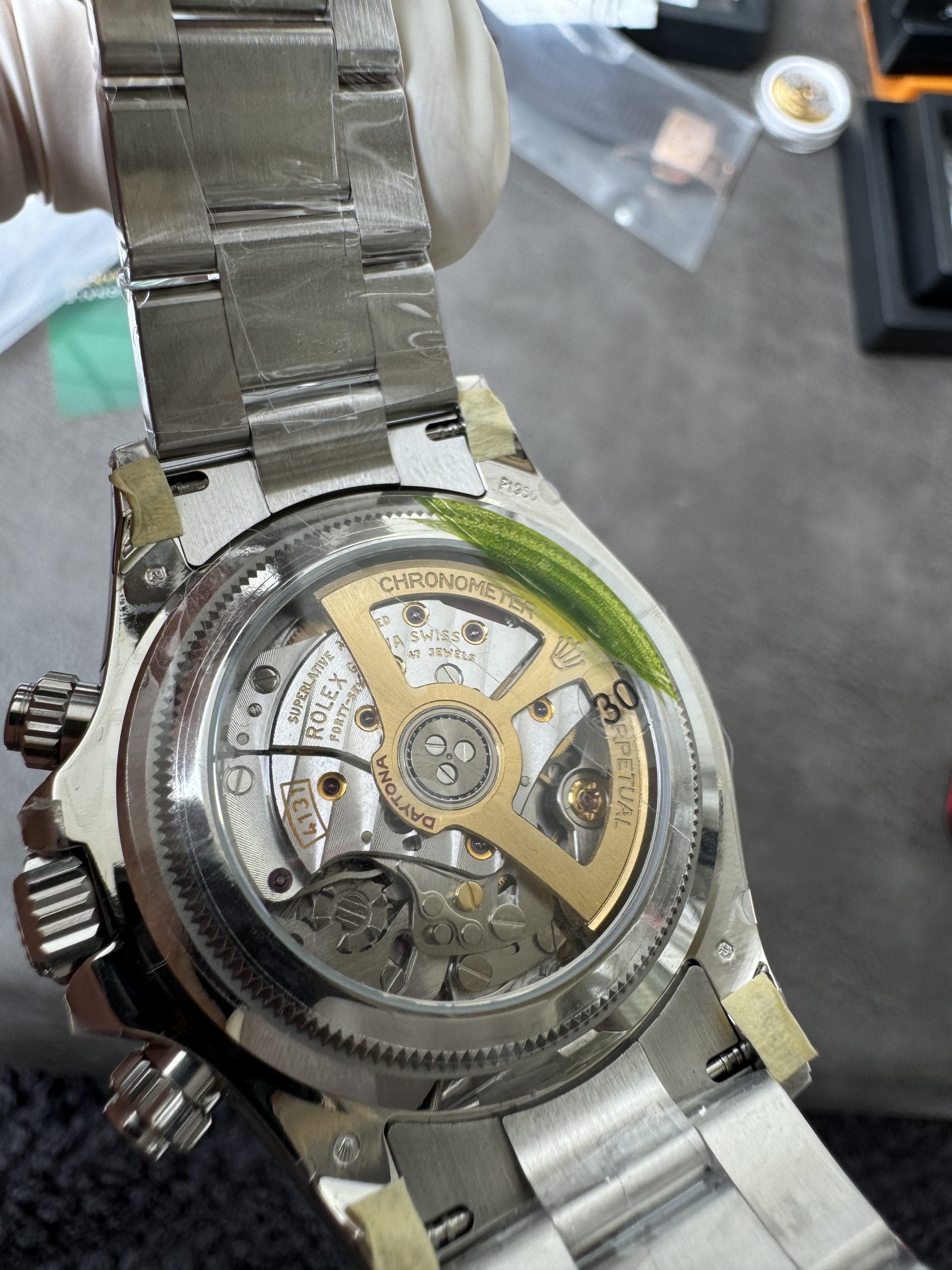 ロレックス デイトナ 126506アイスブルーバゲットダイヤモンド|VSファクトリー 裏スケルトンCal.4131【スーパークローン】 - 画像 (10)