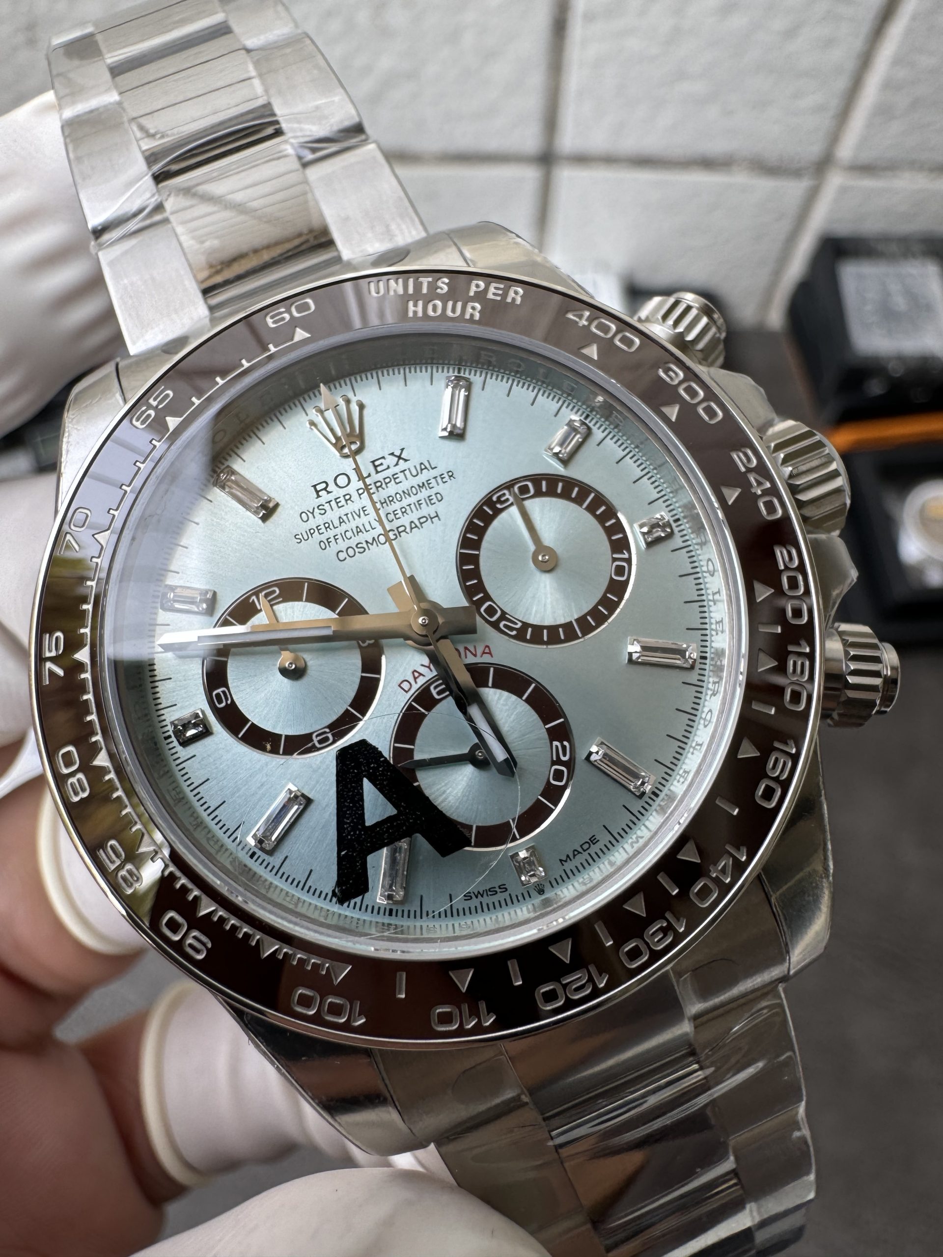 ロレックス デイトナ 126506アイスブルーバゲットダイヤモンド|VSファクトリー 裏スケルトンCal.4131【スーパークローン】 - 画像 (3)