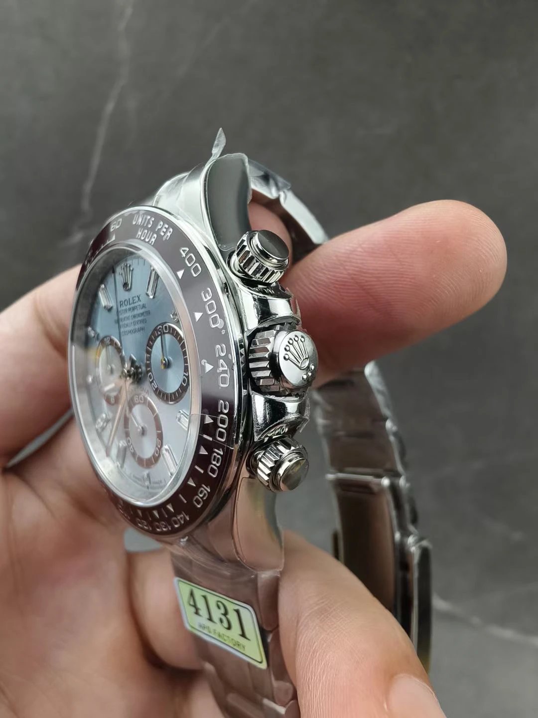 ロレックス デイトナ 126506アイスブルーバゲットダイヤモンド|APSファクトリー 裏スケルトンCal.4131【スーパークローン】 - 画像 (4)