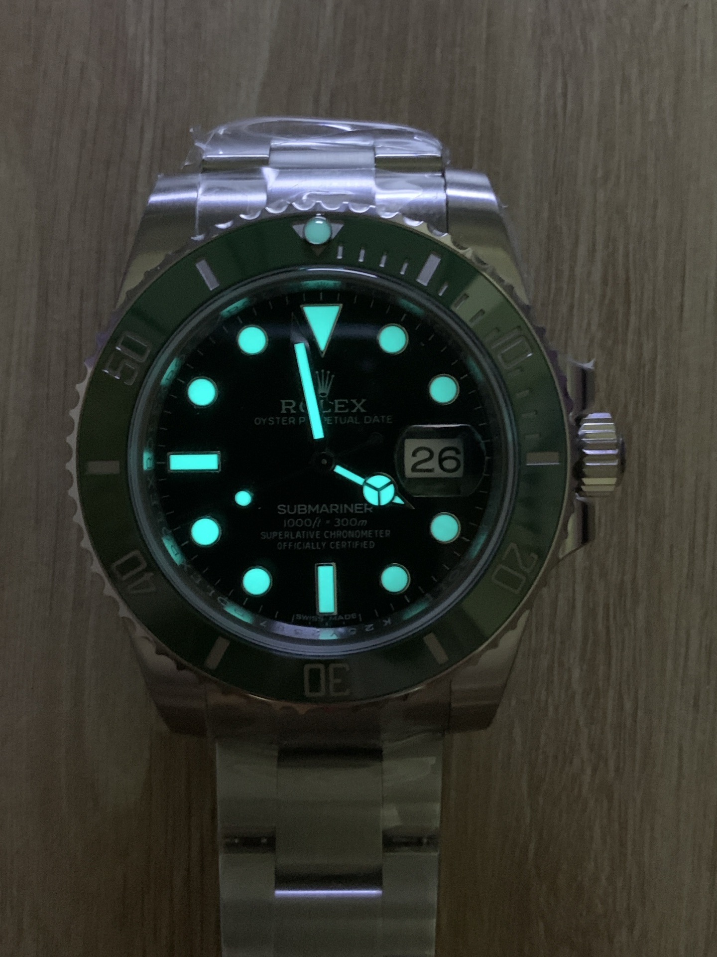 ロレックス サブマリーナ 116610LV 緑|VSファクトリー 丹東3135【スーパークローン】 - 画像 (8)