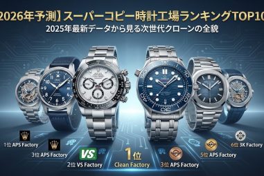 【2026年予測】スーパーコピー時計工場ランキングTOP10！2025年最新データから見る次世代クローンの全貌